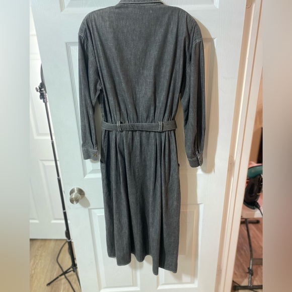 SOLD Vintage 90’s California Girl Button Up Belted Western A Line Dress Mint - Picture 8 of 10